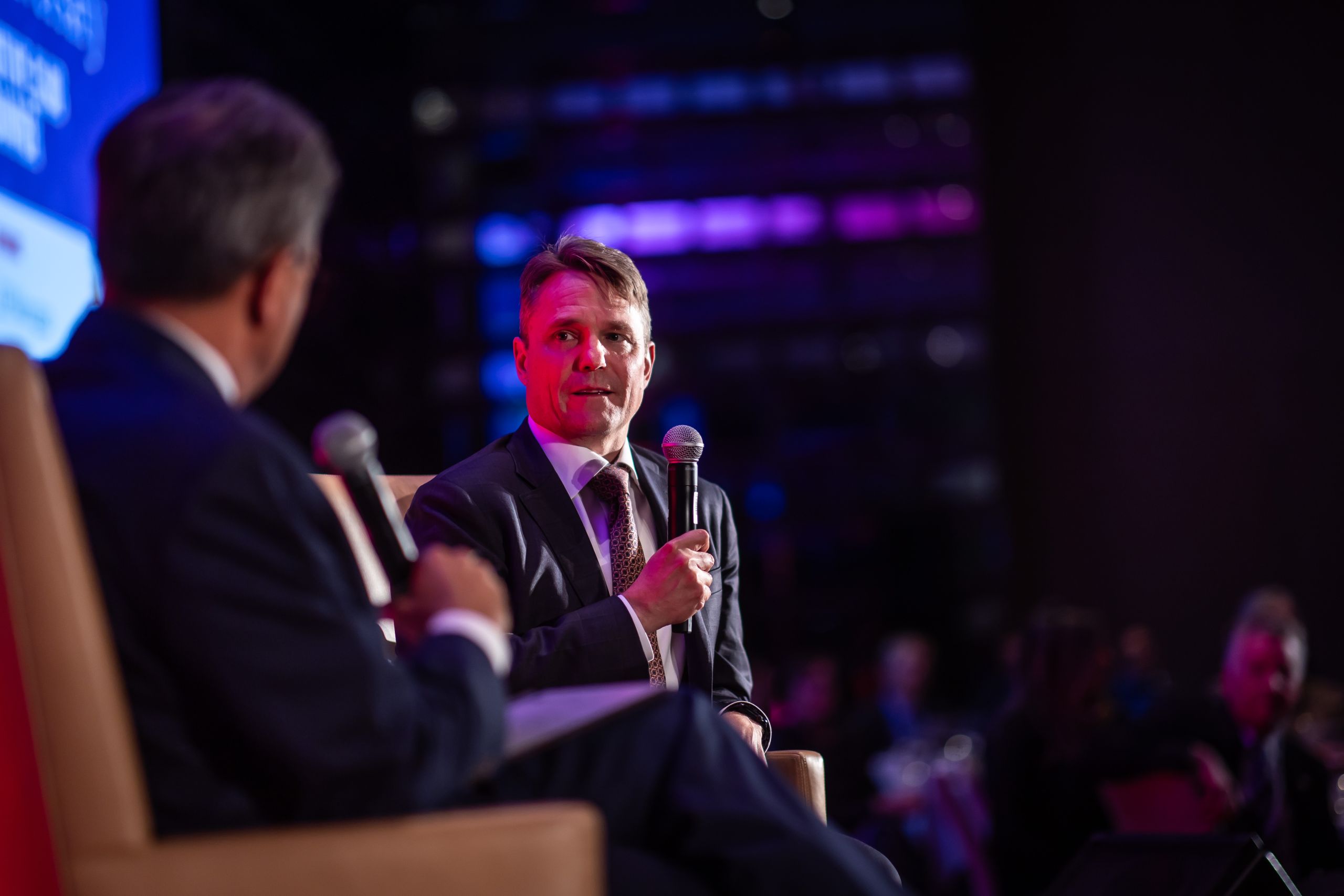 Nathaniel Vaughan and Goldy Hyder at the Toronto Global Forum